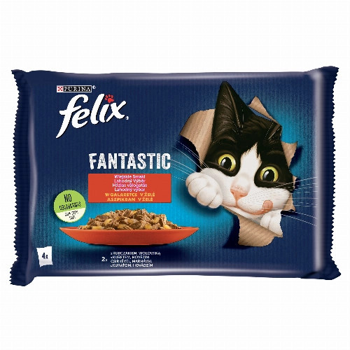 Felix Macskaeledel marha-csirke 4x85g