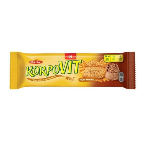 korpovit keksz 174 g teljes kiörlésű