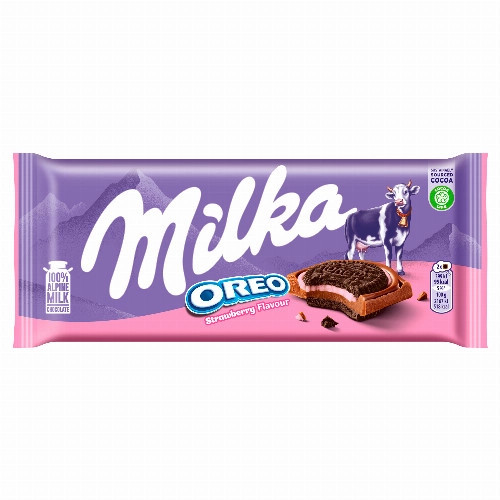 Milka oreo strawberry 92gr