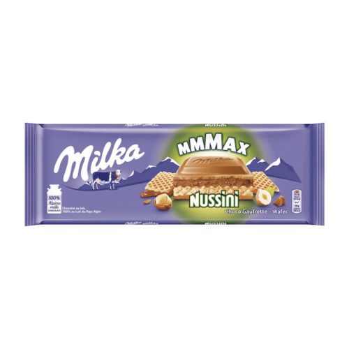 Milka nutty choco wafer tejcsokoládé 270