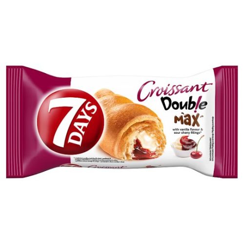 7Days croissant double meggy-vanília 80g