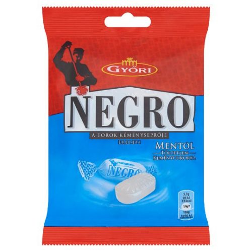 győri negro cukor 79 g mentol