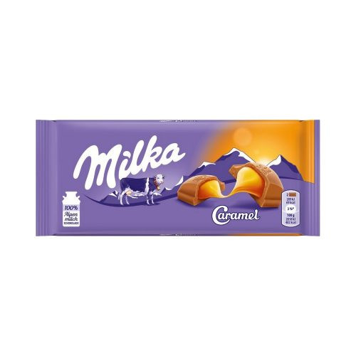 Milka 100gr caramell folyós