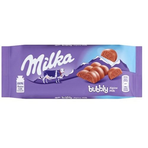 Milka Bubbly Alpine Milk 90g