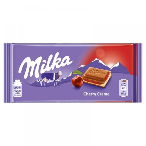 MILKA 100G MEGGYES