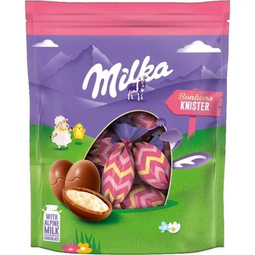 Milka 86g knister robbanócukros golyó