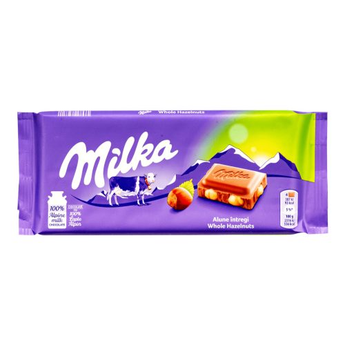 Milka 100g egész-mogyorós