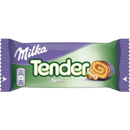 Milka tender mogyorókrémes 37g