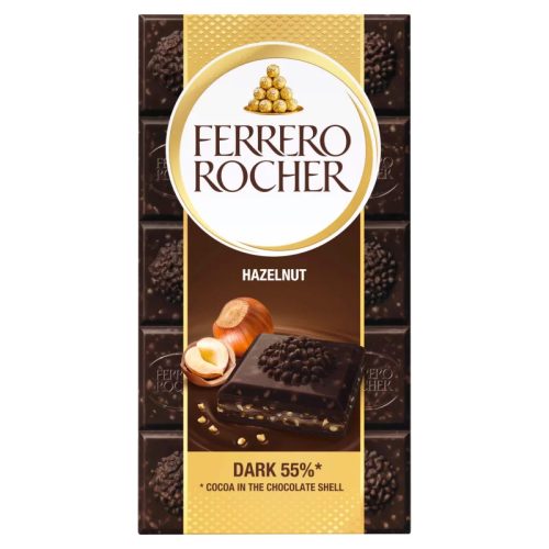 Ferrero Rocher dark prémium táblás 90g