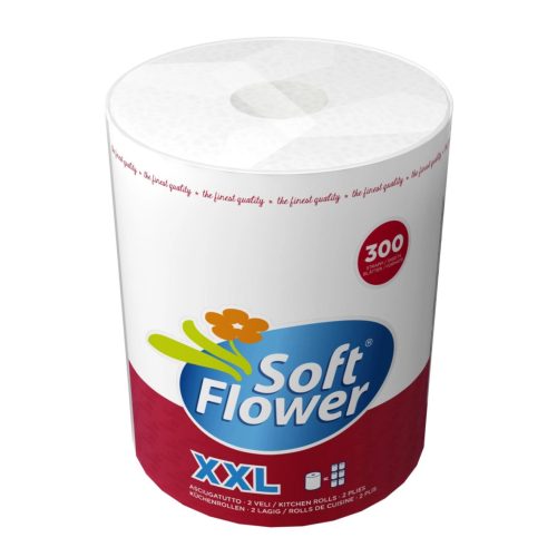 Soft flower xxl kéztörlő 300lap mintás