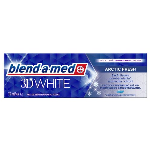 Blendamed fogkrém 75ml 3d white arctic