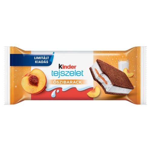 Kinder tejszelet barackos 28g