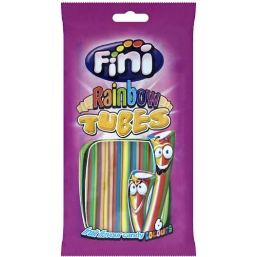 fini gumicukor 90 g tubes rainbow