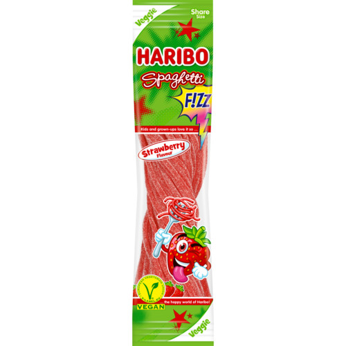 Haribo 200g spagetti epres savanyú