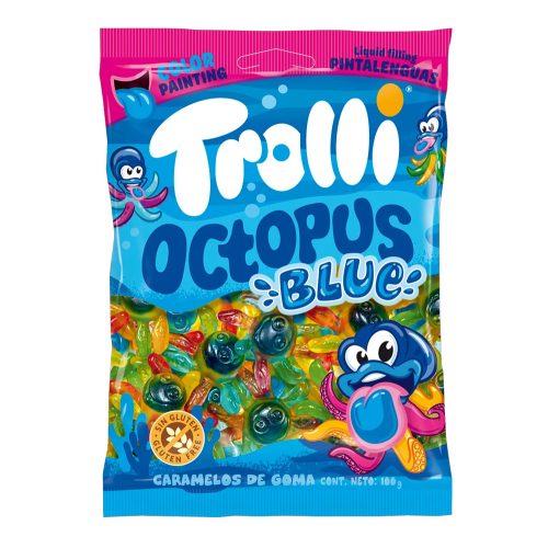 Trolli 100g nyelvfestős octopus