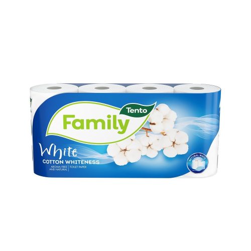 Tento wcpapír white 8tek 2rét