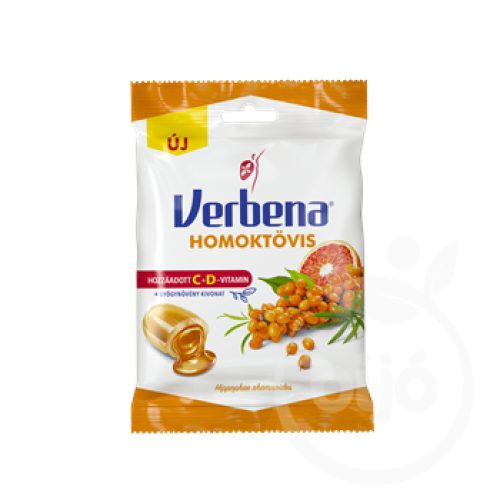 Verbena homoktövis ízű cukorka 60gr