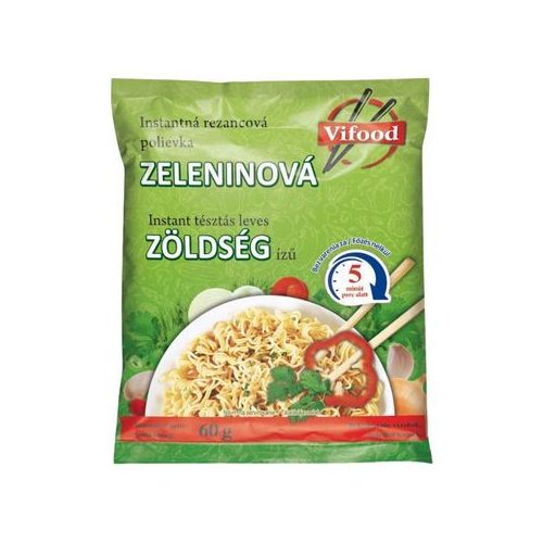 Vifood instant tészta leves zöldség 60g