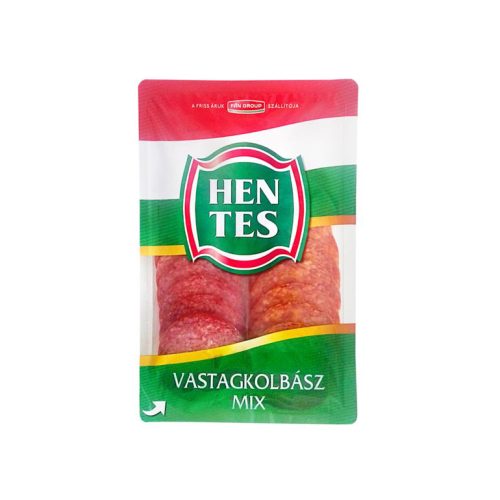 Hentes mix vastagkolbász szeletelt 75g/M