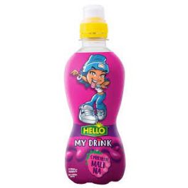 Helló gyümölcs ital málna 330 ml