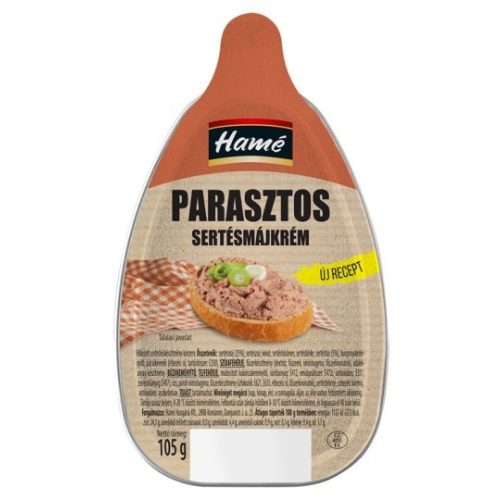 Hamé Sertésmájkrém Parasztos 105g