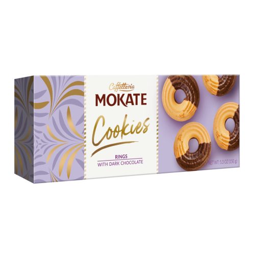 Mokate keksz karika csokival 150g