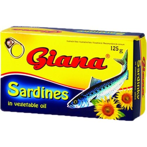 giana szardínia 125 g növényi olajban