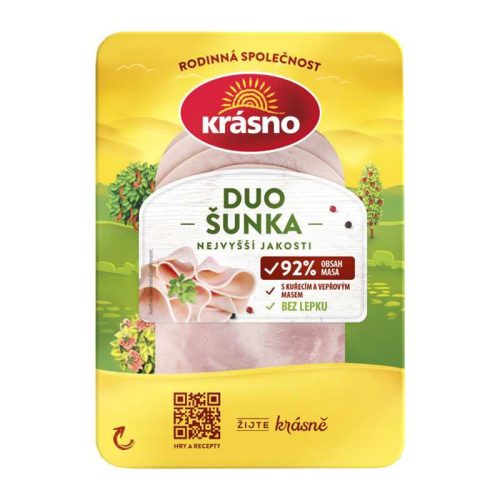 Duó csemege szeletelt 100g Krasno