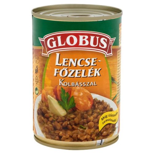 Globus lencsefőzelék kolbásszal 400g