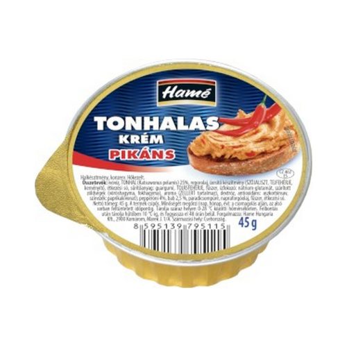 Hamé tonhalas  krém pikáns 45g