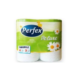 Perfex De Luxe Wc Papír 3 rétegű 4tekerc