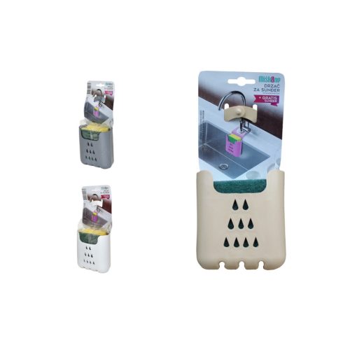 Mosogatószivacs Tartó+Szivacs