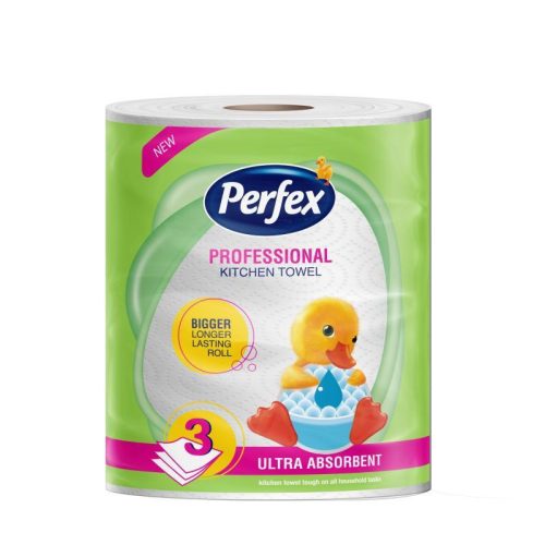 Perfex De Luxe Kéztörlő 3 réteg 1tekercs