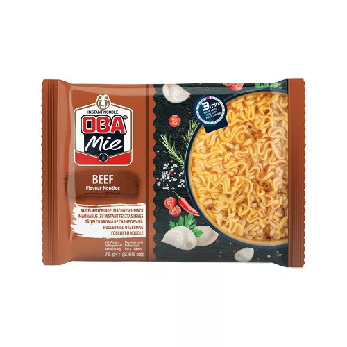 Oba mie instant leves marhás 75g
