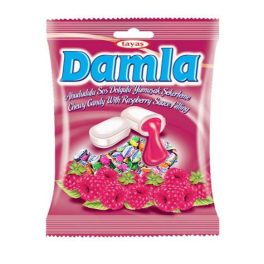 damla cukorka 90 g olvadós málnás