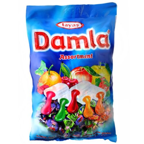 damla puhakaramella 1 kg gyümölcs.töltöt