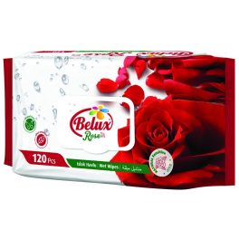 BELUX nedves törlőkendő rózsa (ROSE) 120