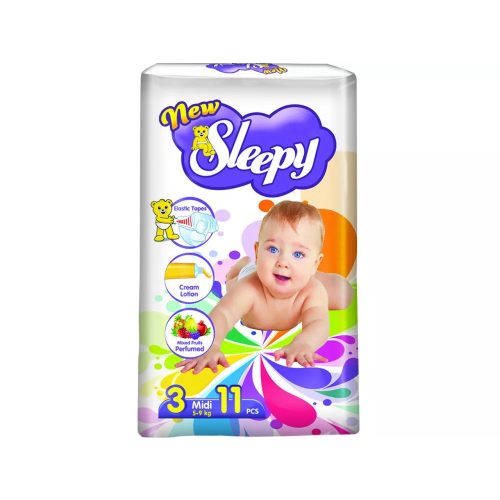 sleepy new pelenka 5-9 kg 11 db midi 3