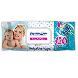 freshmaker törlőkendő 72+48 lap jumbo pa