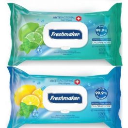 freshmaker törlőkendő 120 lap antibakter