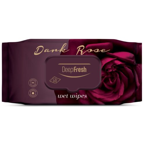 Deep Fresh Nedv.törlők. Dark Rose 120 db