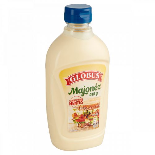 globus majonéz 415 g flakonos tartósító.