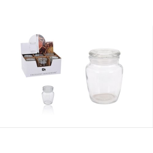 Tároló Üveg 150ml Kerek CD1000130