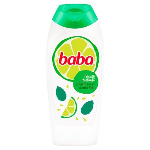 baba tusfürdő 400ml ffi zöldcitrom,menta