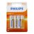 Philips longlife AA 4db