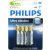Philips AAA ultra alkaline elem 4db