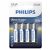 Philips AA ultraalkaline 4db-os elem