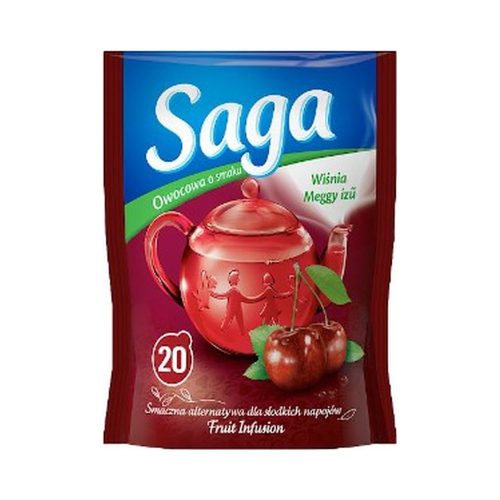 Saga tea meggyes 20db