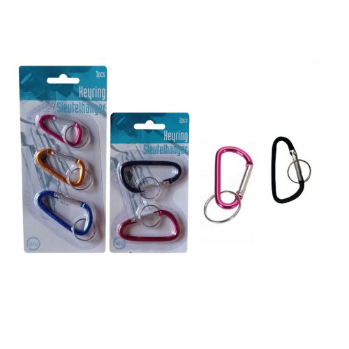 Kulcstartó Karabiner Aluminium 2-3 Darab