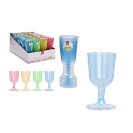Party Pohár Boros Műanyag Színes 160ml 4